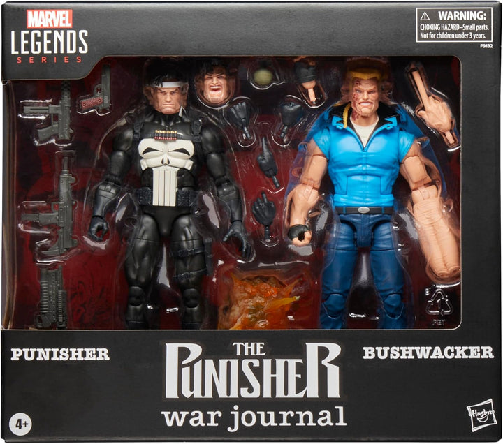 Marvel Legends Series Punisher y Bushwacker, figuras de acción cole...