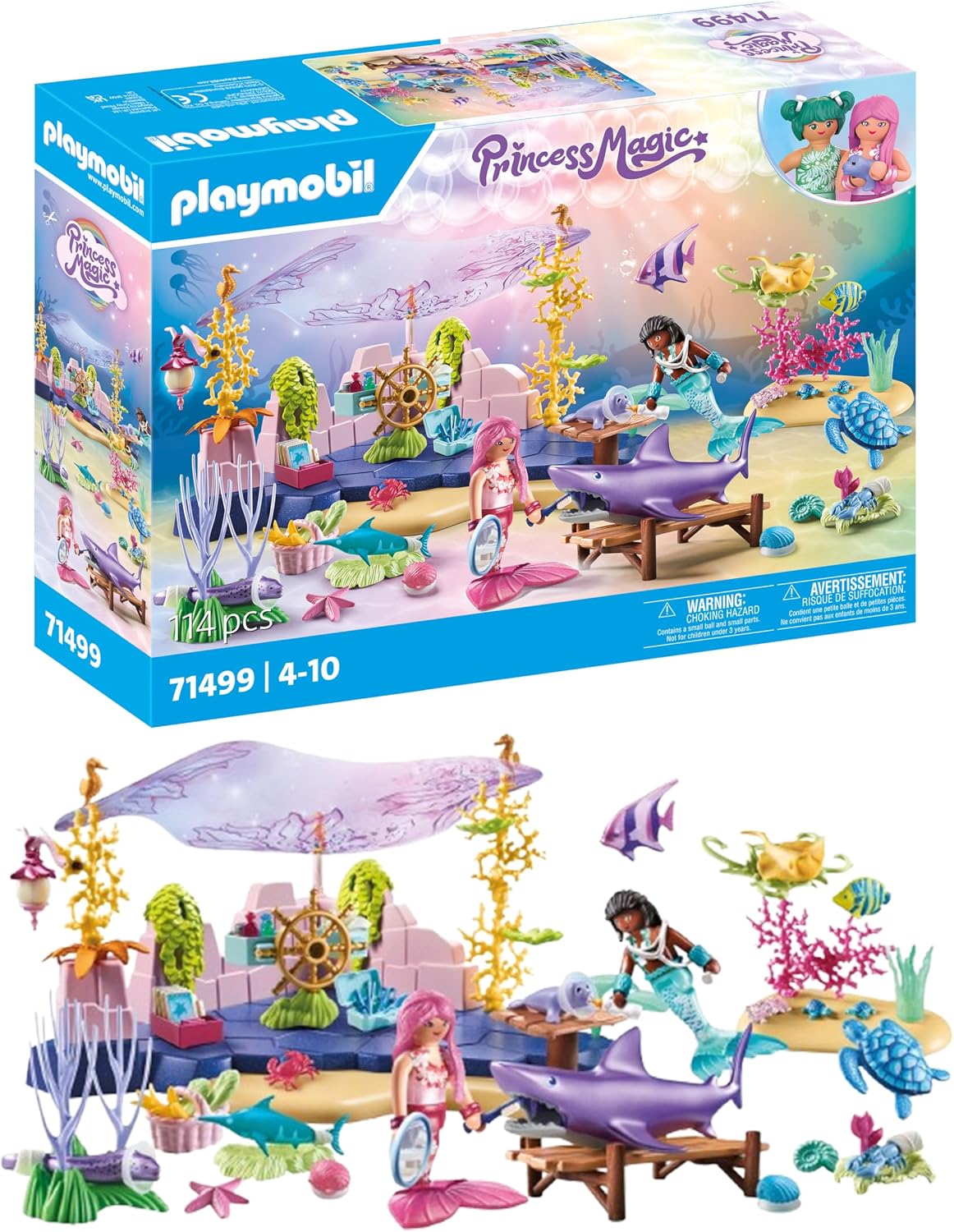 Playmobil Cuidado de animales de sirena