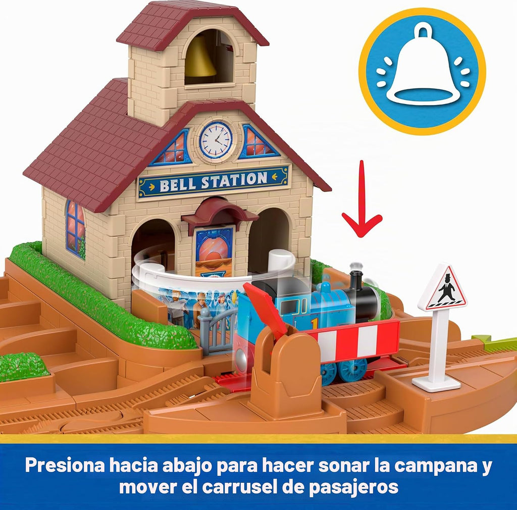 Thomas & Friends Bell Station Playset y tren de juguete de Thomas