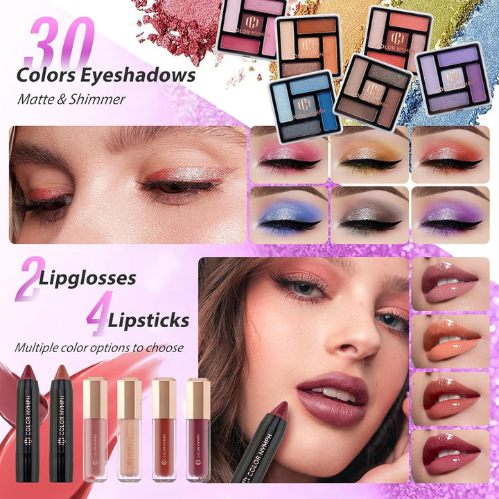 Color Nymph - Kits de maquillaje para niñas adolescentes, kit de ma...