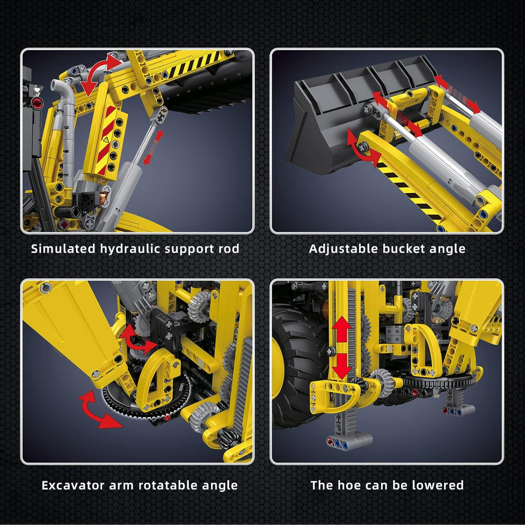 Mould King 17036 Excavadora y excavadora 2 en 1 juego de