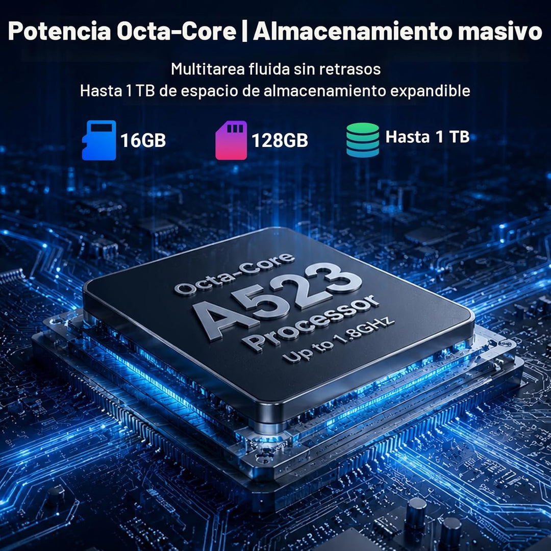 MUISOO Tableta de 11 pulgadas, Octa-Core, 16GB RAM 128GB ROM 1TB Ex...