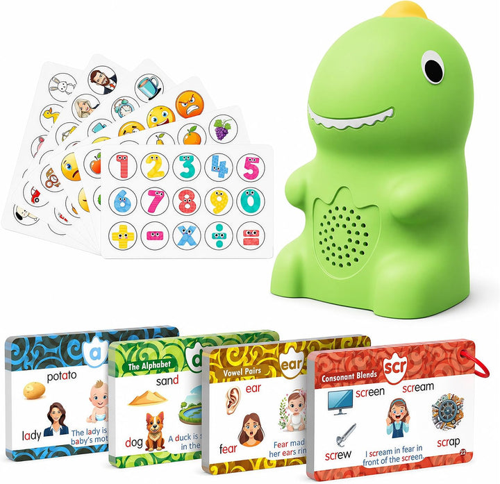 KOKODI Bolígrafo parlante de dinosaurio con tarjetas fonéticas, jue...