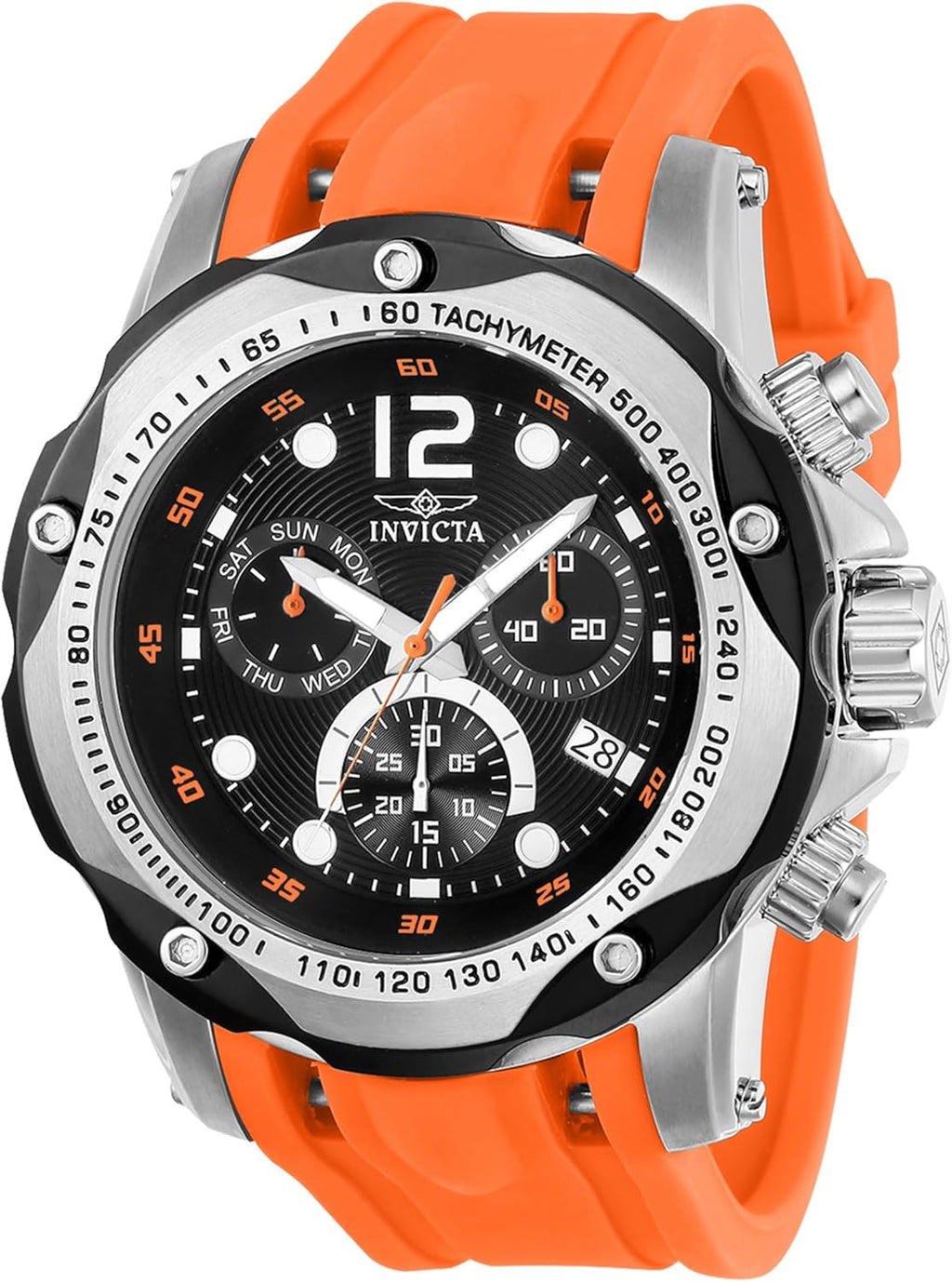 Invicta Speedway 2.008 in Reloj de cuarzo de silicona para hombre