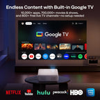 Aurzen EAZZE - Proyector inteligente compatible con Google TV D1G