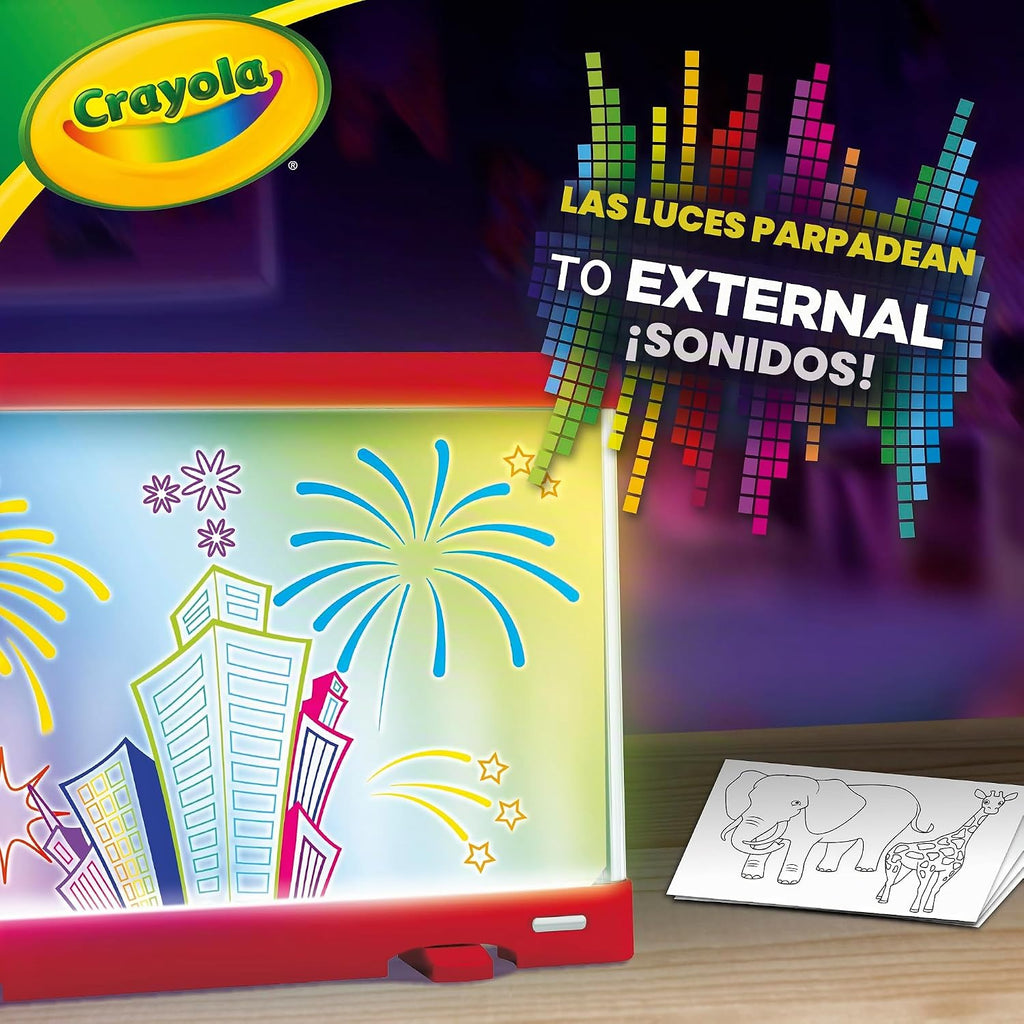 Crayola Ultimate Light Board ColorVibe, tableta de dibujo reactiva con
