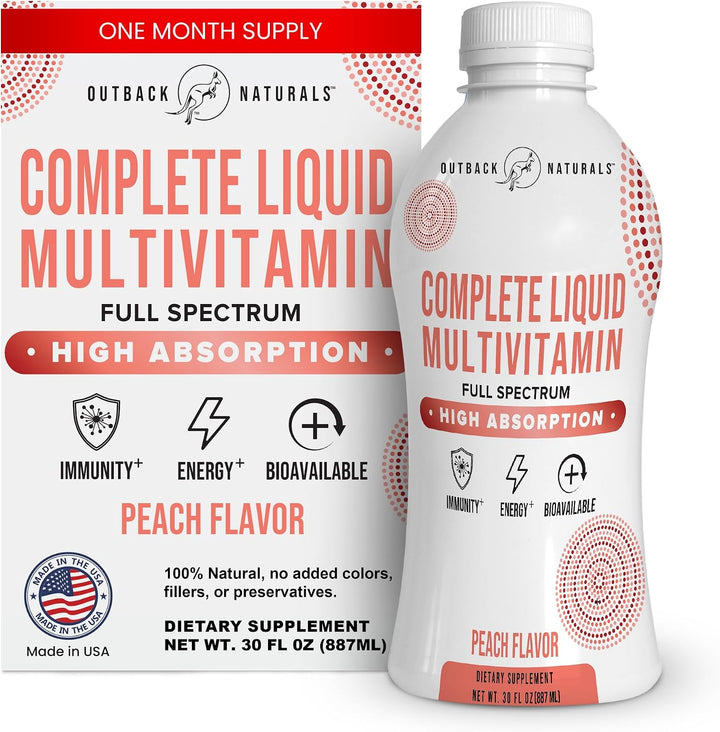 Outback Naturals Multivitamínico líquido completo: mezcla de vitami...