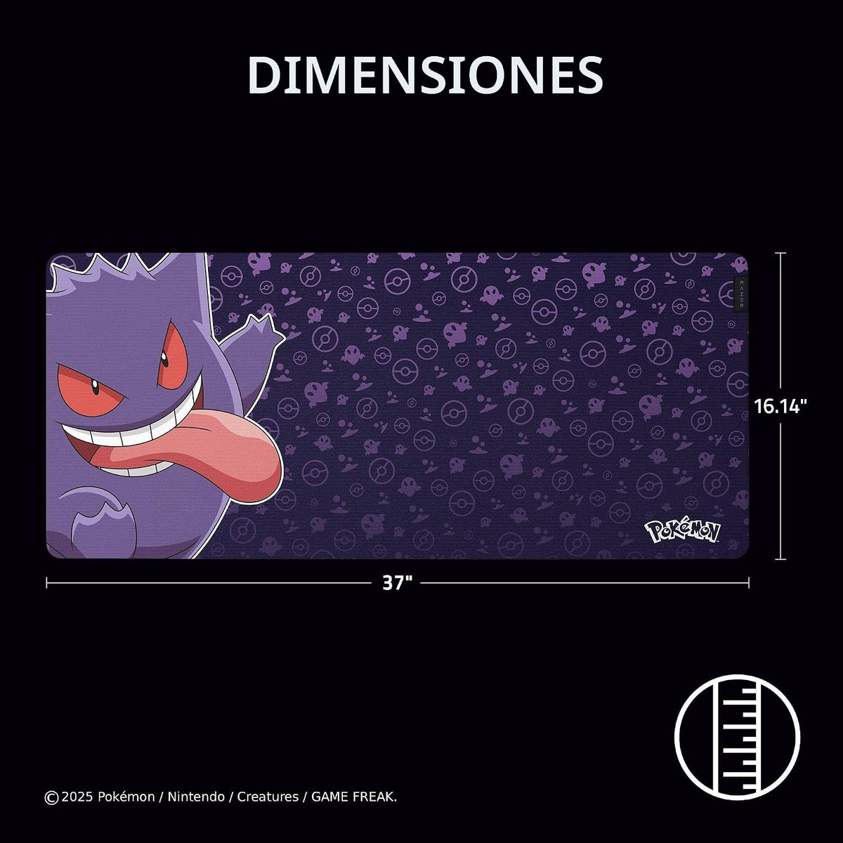 Razer Alfombrilla de mouse para juegos Gigantus V2 XXL, edición Gengar