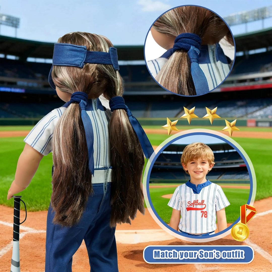 ARTST Uniforme de Sóftbol para Muñeca - Ropa y Accesorios para Muñe...