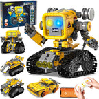 Kit de construcción de robot STEM 5 en 1, aplicación y kit de robótica de control remoto
