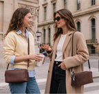 Bolsos cruzados de cuero genuino para mujer, bolso pequeño antirrobo para