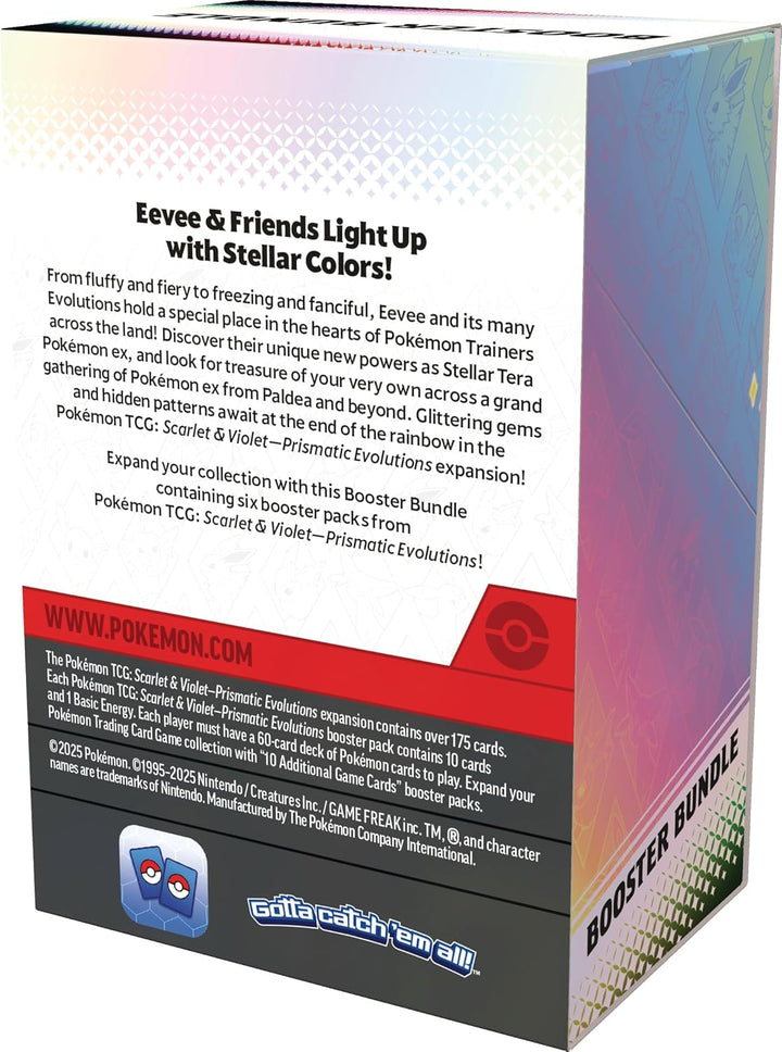 Pokémon TCG: Escarlata y Violeta - Paquete de Refuerzo de Prismatic...