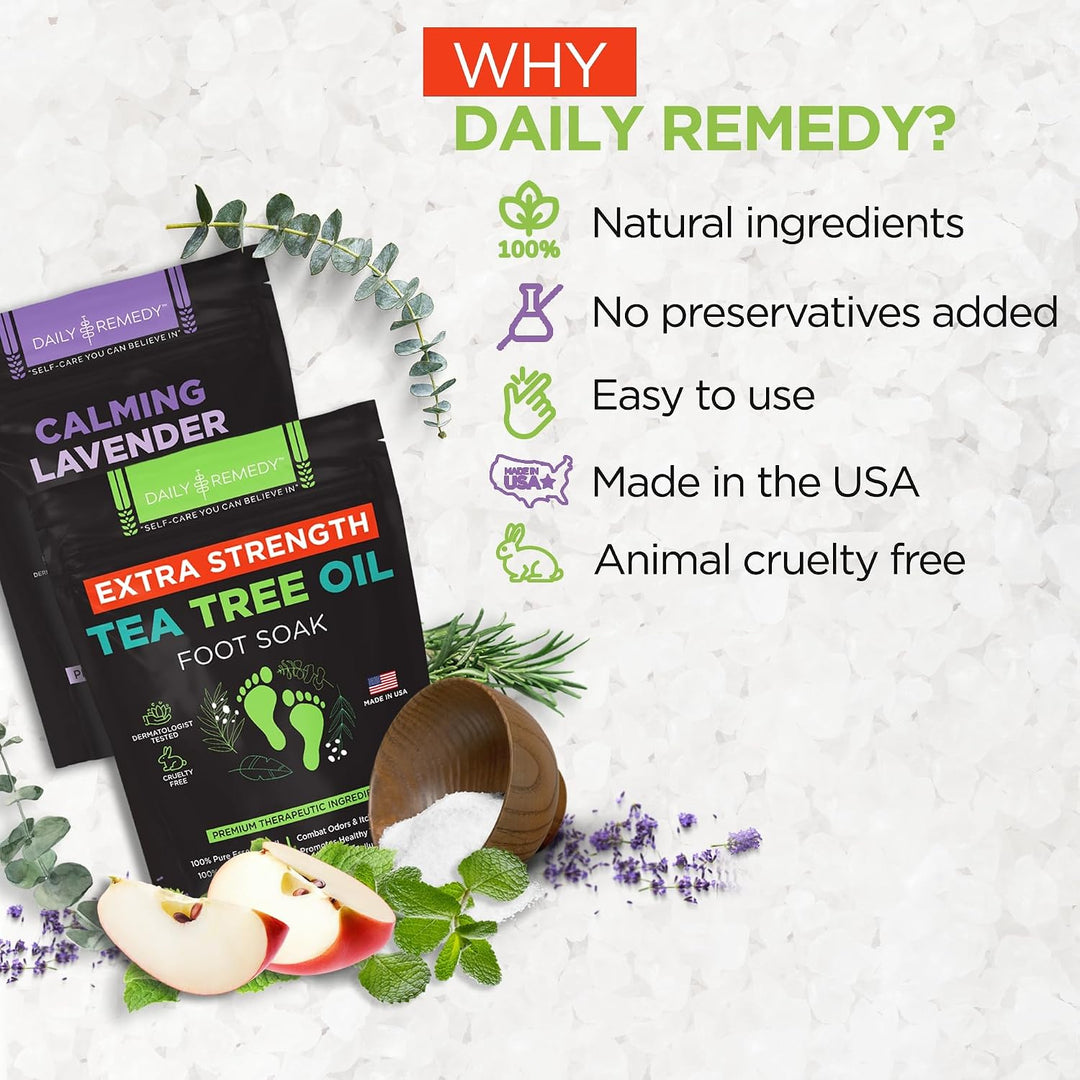 DAILY REMEDY Paquete de 4 \u2013 2 aceites de árbol de té extra fue...