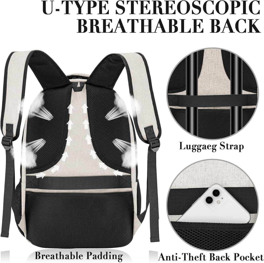 Mochila BIKROD para mujeres y hombres, mochilas escolares extra gra...