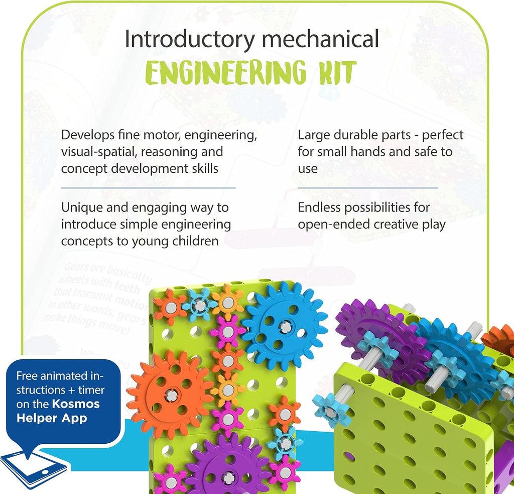 Kids First: Introducción a los engranajes | Set de ingeniería