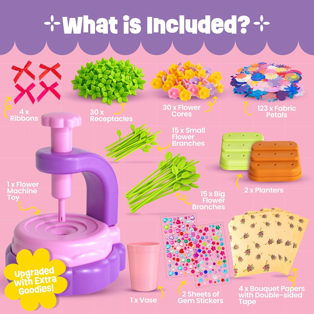 Kit de fabricación de ramo de flores para niños regalo de