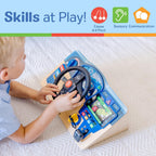 Melissa & Doug Vroom & Zoom, tablero interactivo de madera, volante de