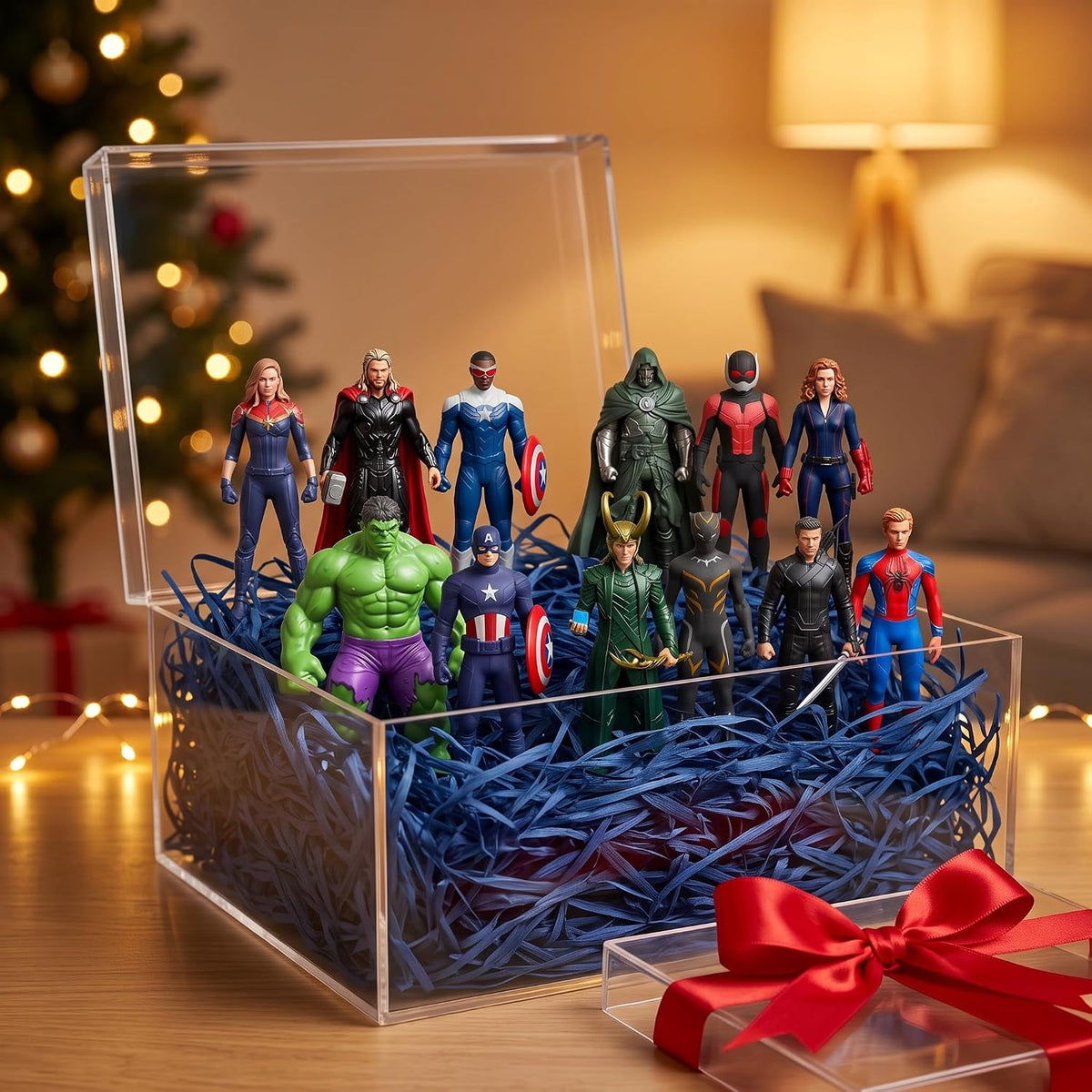 Juego de figuras de acción de 4.5 pulgadas, muñecas coleccionables de PVC inspiradas en películas recientes de Blockbuster, recuerdos ideales para fanáticos y coleccionistas (12 unidades)