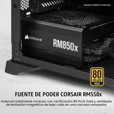 Corsair RM550x Fuente de alimentación ATX completamente modular - 8...