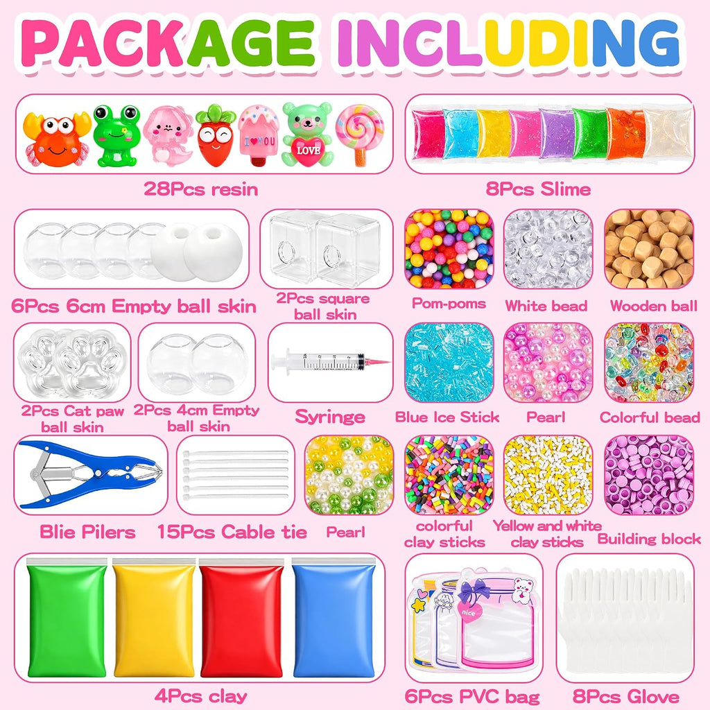 Squishy Making Kit DIY Stress Ball con Fillers Sensory Craft Set