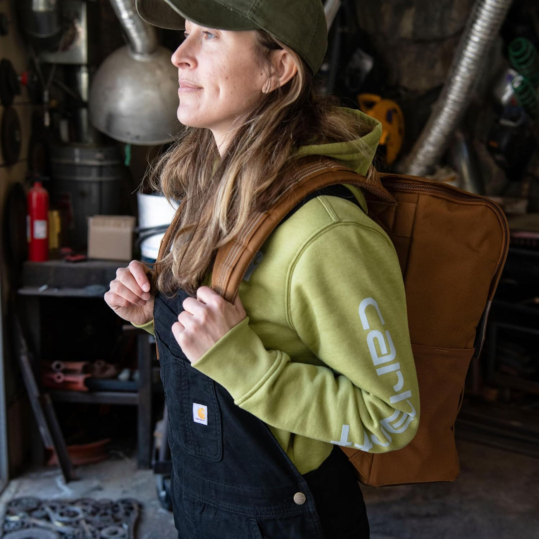 Carhartt Mochila de carga superior de 21 L, base de lona revestida...
