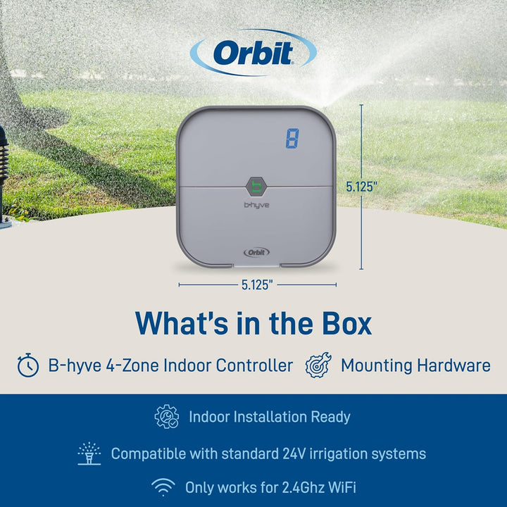 Orbit 57925 B-hyve Controlador inteligente de aspersores de 8 zonas...