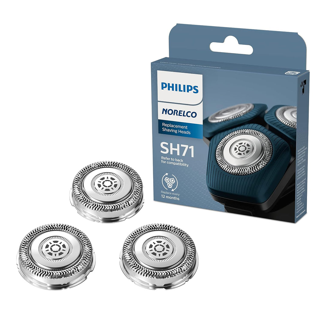 Philips Norelco Cabezales de afeitado genuinos SH71\/52 compatibles...