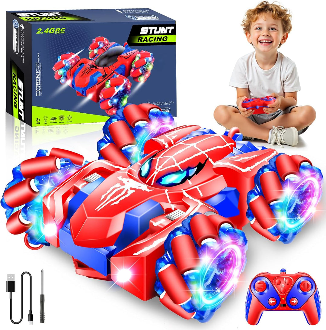 GDRic Spider - Coche de control remoto, 2.4 GHz, recargable a contr...