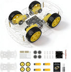 Kit de chasis de robot 4WD Motor TT acrílico de 2 capas para