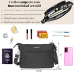 Baggallini Securtex™ - Bandolera antirrobo
