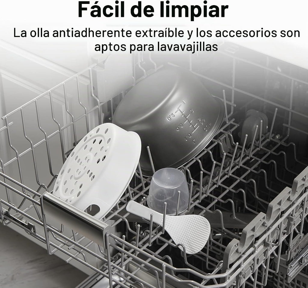 Hamilton Beach Arrocera digital programable y vaporizador de alimentos