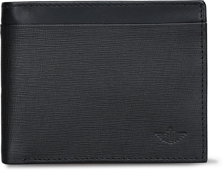 Dockers Mens piel Capacidad extra Slimfold Bifold Wallet