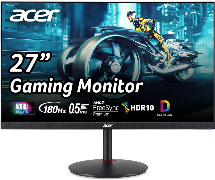 Monitor para juegos Acer Nitro 27 pulgadas QHD 2560x1440 IPS 180Hz...