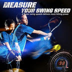 Pistolas de radar de tenis Sensores de velocidad manos libres - Servicio de medición, velocidad de raqueta y pelota, artilugio de alta tecnología y equipo para jugadores de tenis
