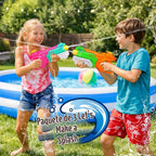 Quanquer Pistolas de agua para niños y adultos, paquete de 3 pistolas de juguete de agua de 600 cc de alta capacidad de largo alcance de disparo para piscina, playa, fiesta de lucha al aire libre
