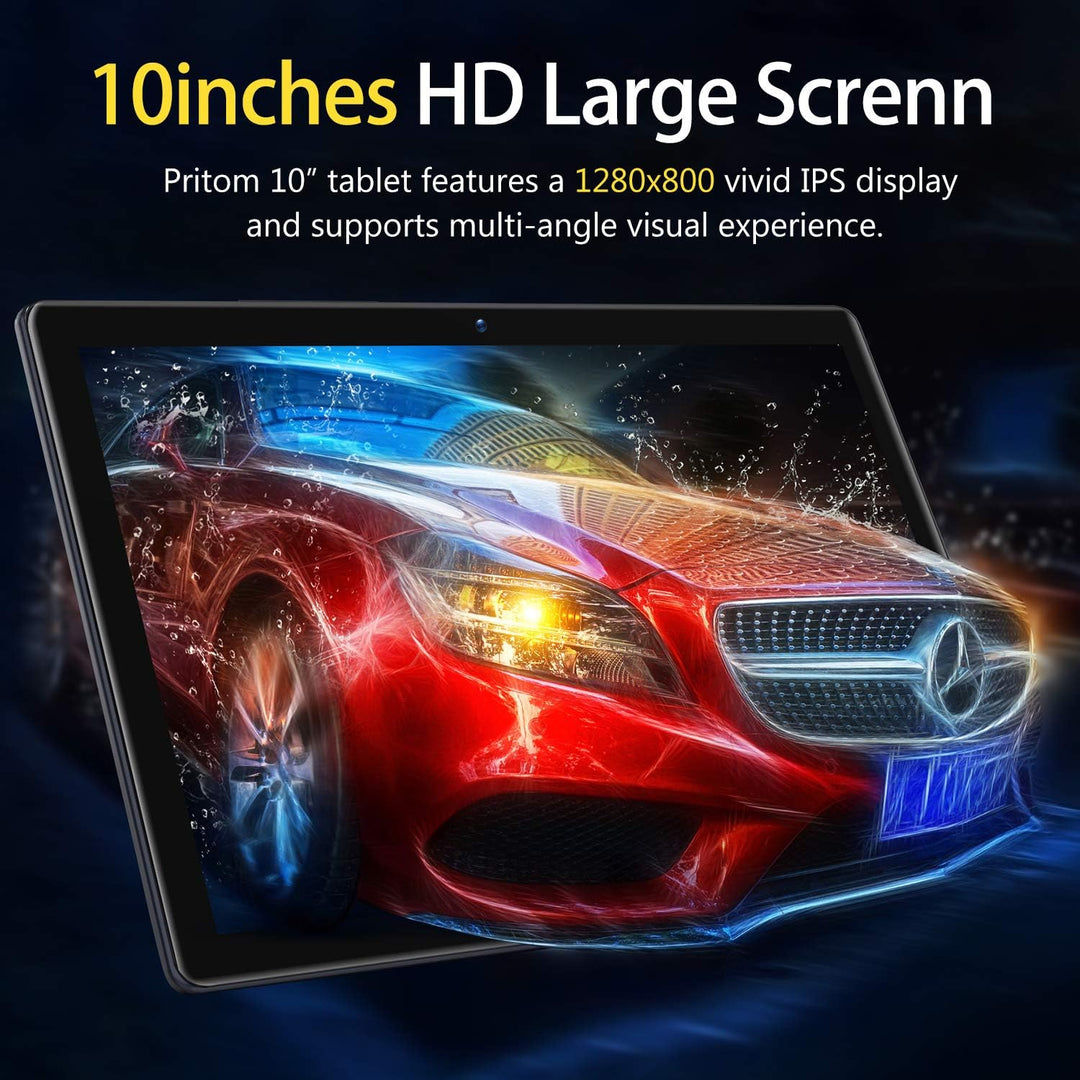 PRITOM Tablet Android de 10 pulgadas, M10, tableta Android de 64 GB...