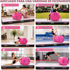 AWSUM Colchoneta de Gimnasia de 10 pies/13 pies con Rodillo de Aire Barril de Volteretas Entrenador de Salto Mortal hacia Atrás y Flexión hacia Atrás para Equipo de Trampolín de Gimnasia Inflable y