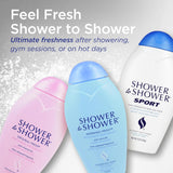 Shower to Shower Morning Fresh - Polvo corporal con lavanda para ho...