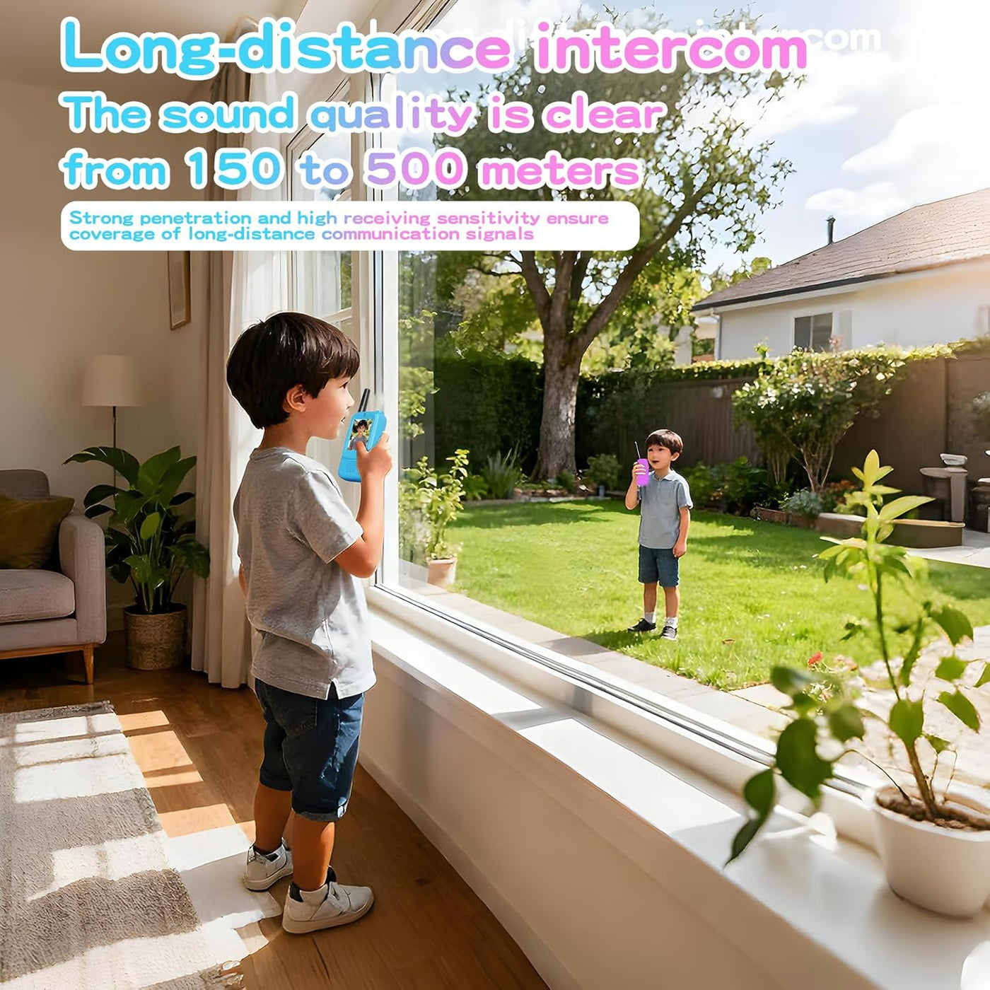 Walkie Talkies de video para niños juguetes de