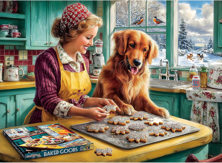 EIYRURU 500 Pieces Puzzle for Adults Relaxing Home Bakery