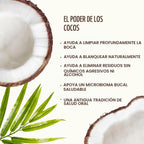 Enjuague bucal con aceite de coco Dr. Ginger, sin alcohol
