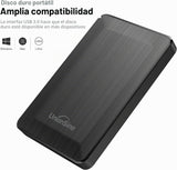 UnionSine Disco duro externo portátil de 2.5 pulgadas, 1 TB, USB 3....