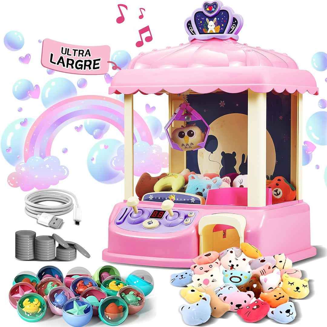 ROHSCE Máquina de garras para niños, juguetes para niñas de 8 a 13...