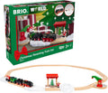 BRIO World - Tren de Vapor Navideño - Tren Operado a Batería - Motor de Vapor Motorizado de 27 Piezas para Pista de Madera con Luces y Vapor Apto para Niños - Juego Interactivo con Adelante/Atrás
