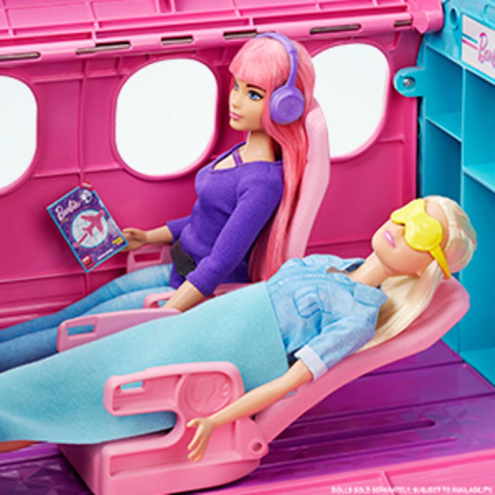 Barbie Juego de Dreamplane con más de 15 accesorios, incluyendo cac...