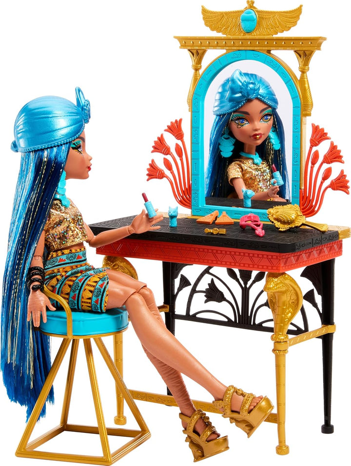 Monster High Día de Miedo Propio Cleo de Nile Muñeca Set de Juego