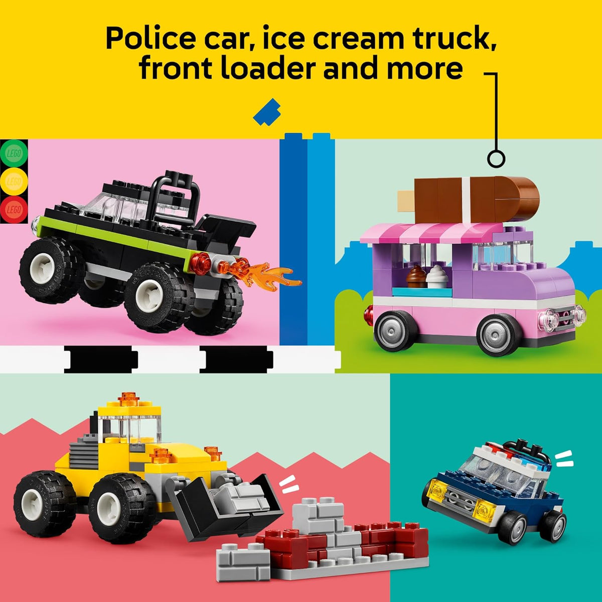 LEGO Vehículos creativos clásicos kit de construcción de