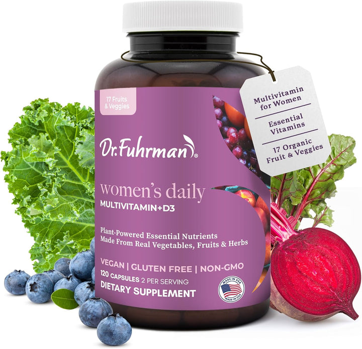 Dr. Fuhrman Multivitamínico de suministro de 2 meses para mujeres +...