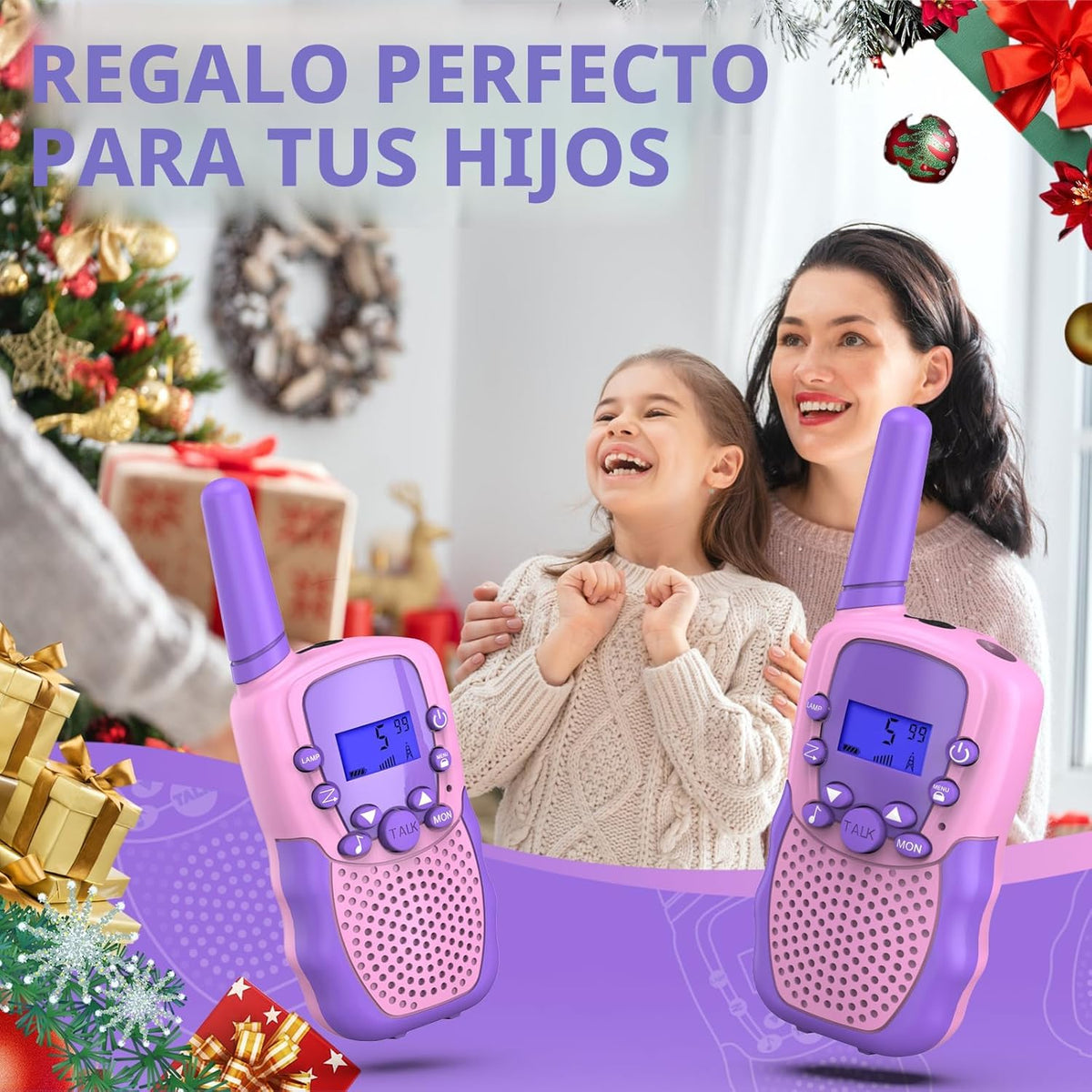 Selieve - Juguetes para niños de 5 a 12 años, walkie talkies