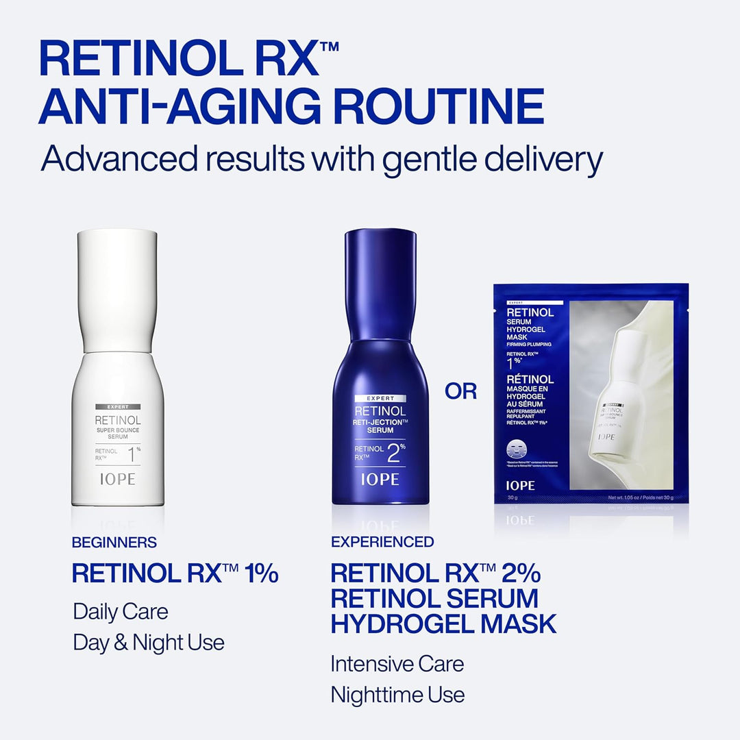 IOPE Expert Retinol RX 1% Super Bounce Serum - Suero facial antienv...